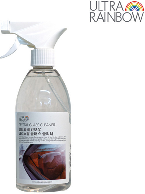 울트라레인보우 크리스탈 글래스 클리너 500mL, 1개