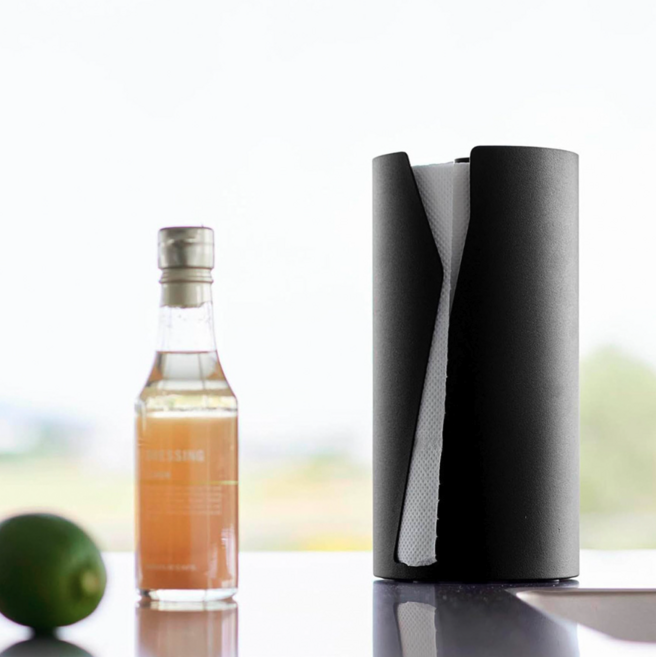 웃는살림 키친타올 케이스, 1개, 블랙