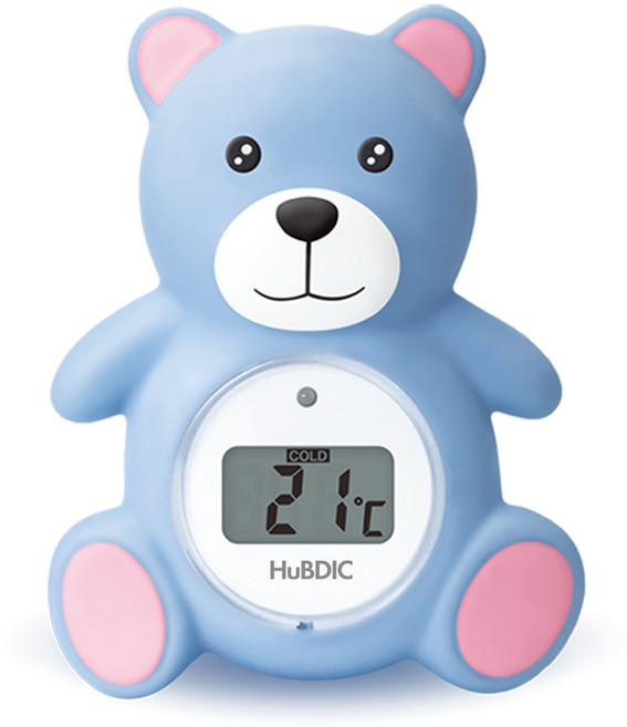 휴비딕 디지털 탕온도계 HBT-1 꼬마곰, 블루