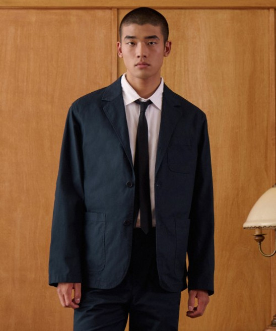 무신사 스탠다드 시티 워커스 코튼 블레이저 네이비 497522