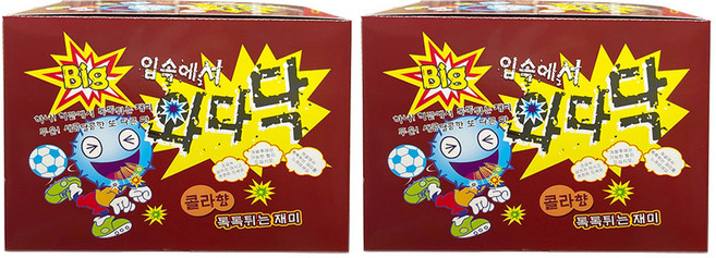 콜라향 와다닥 180g (박스), 2박스