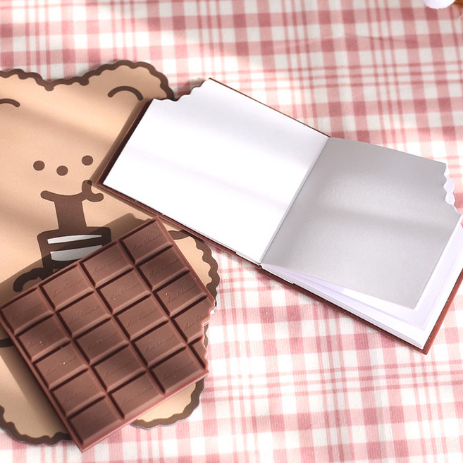 아이엘 IHvPA015 달콤 한입 초코 메모장 생동감있는 사실적인 쿠키 초콜렛, (초콜렛)