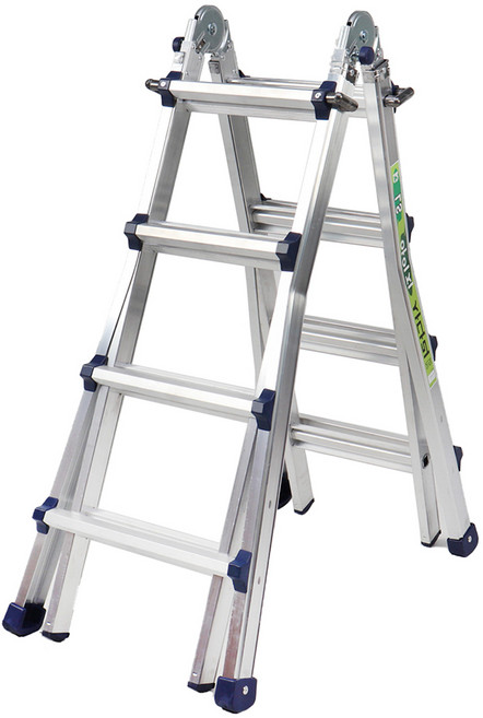 아이지 LS 사다리 접이식 안전 A형 H형 높이조절 가정용 알루미늄, 1개