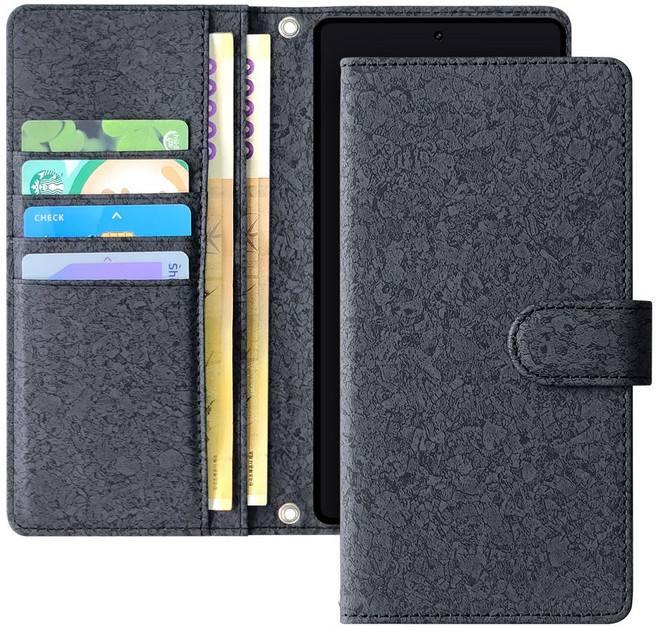 갤럭시 S25 시리즈 25 / 25플러스 / 25울트라 - 코르크 지폐2칸+카드5장 지갑형 손목스트랩 핸드폰 다이어리 케이스