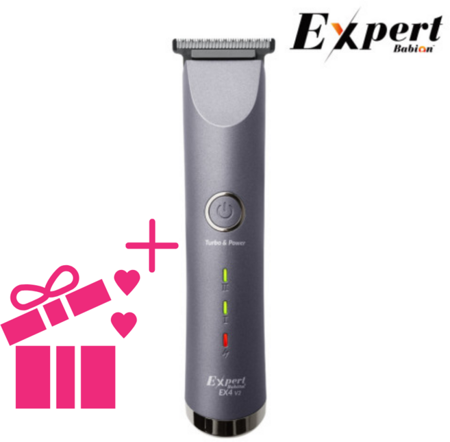 바비온 엑스퍼트 EX4V2 토끼바리깡 전문가용 이발기 미니 클리퍼, 1개