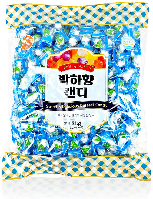 박하향캔디 2kg 늘푸른 쌀로만 대용량벌크, 1개