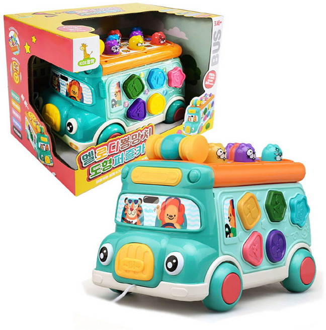 멜로디뿅망치도형퍼즐카, 1개