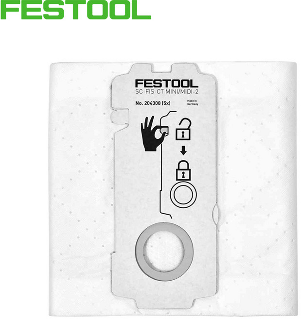 페스툴 집진기 필터백 SC-FIS-CT CT15 MIDI I 5매, 1개