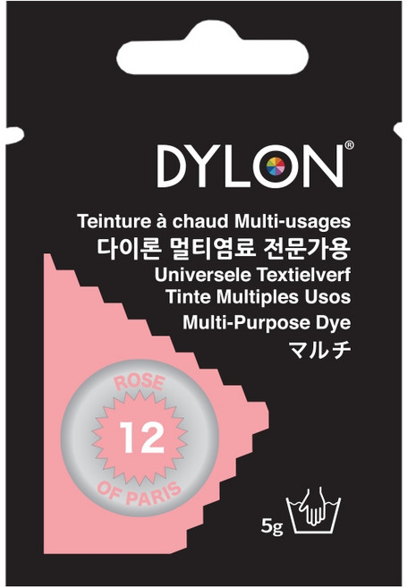 다이론 멀티염료 의류 옷 면소재 패브릭 섬유 염색약 물감>>공예용염료, 12 로즈오브파리스