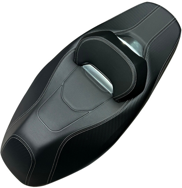 혼다 엘리트125 호환 쿠션 컴포트 시트 안장, 실버, 1개