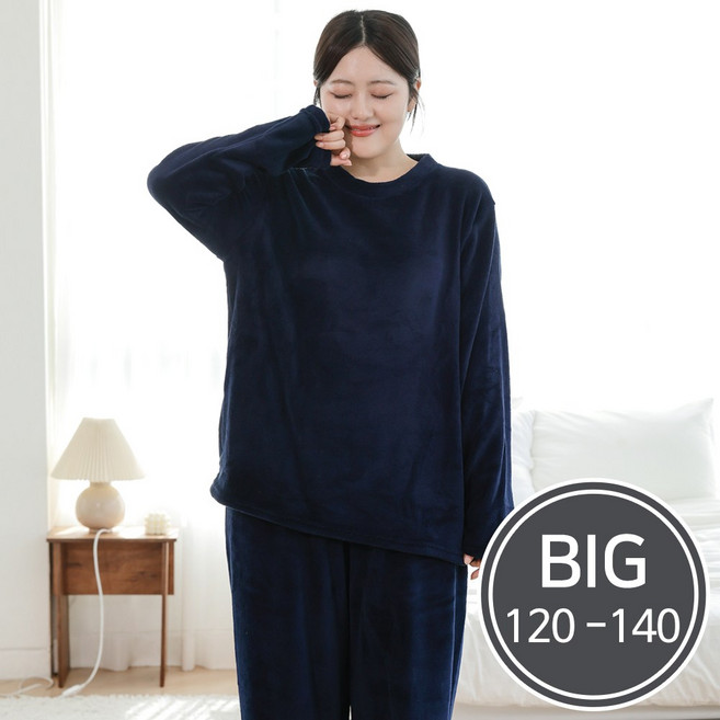 남여공용 빅사이즈 리프레쉬 밍크 수면잠옷