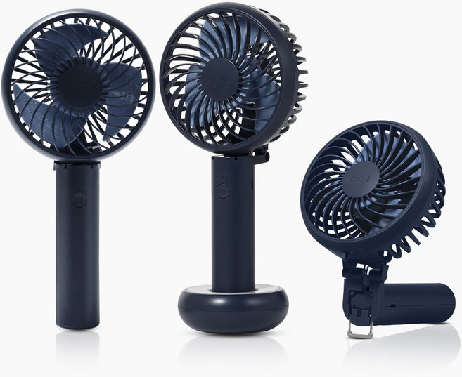 프롬비 사일런트 스톰 저소음 휴대용 미니 선풍기, FA135(미드나잇블루), 미드나잇블루