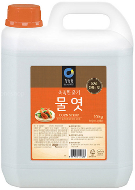 청정원 물엿 10kg 촉촉한윤기 대상물엿, 1개