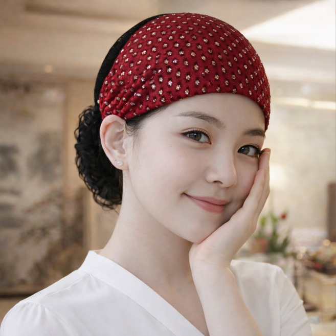 SODAM 보리 두건모자 주방모자 여름 망사모자 망사형 위생모자