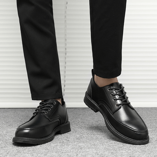 ANYOU 남자 경량 편한 캐주얼화 키높이 무광 로퍼 구두 4cm XP629