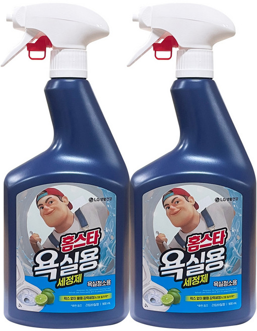 홈스타 맥스프레쉬 욕실용 세정제, 900ml, 2개