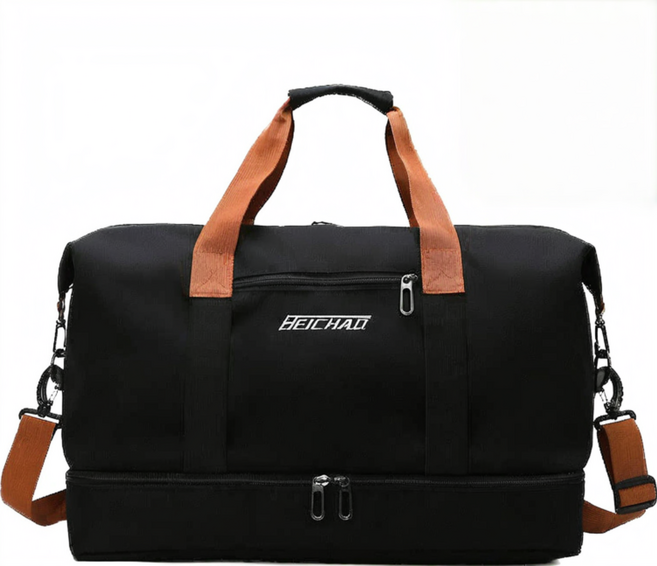 [LANOTI] 여행용 운동 대용량 보스턴백 베이지 블랙