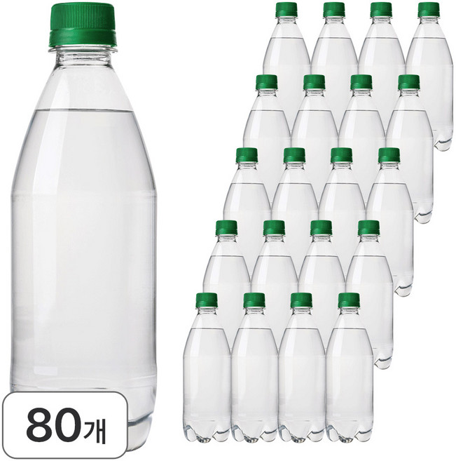 스파클 스파클링 탄산수 플레인, 80개, 500ml