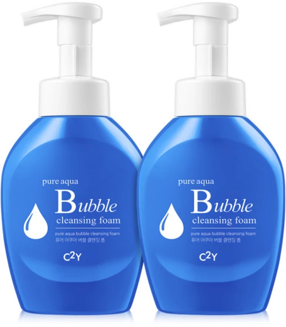 시투와이 네츄럴 아일랜드 퓨어 아쿠아 버블 클렌징 폼, 500ml, 2개 - 쿠팡