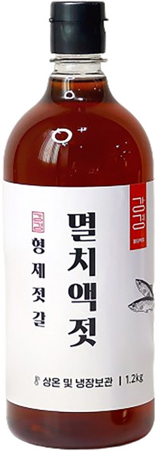 강경 국산 멸치액젓 진한 원액, 1.2kg, 1개