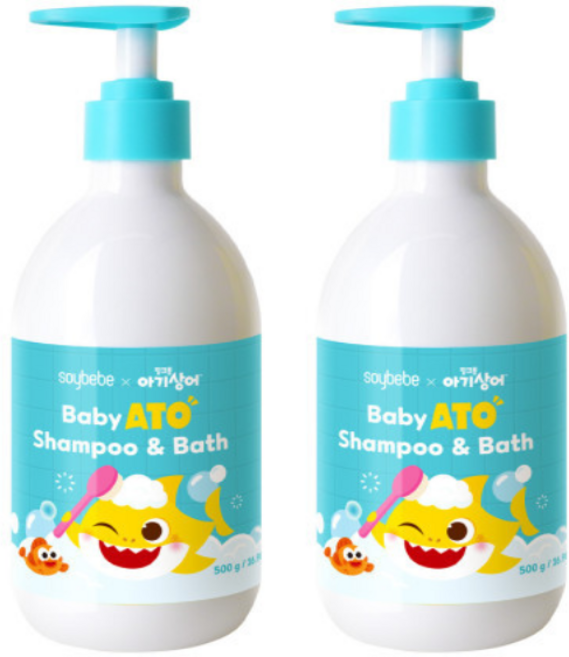 소이베베 베이비 아토 샴푸바스 500ml 2개