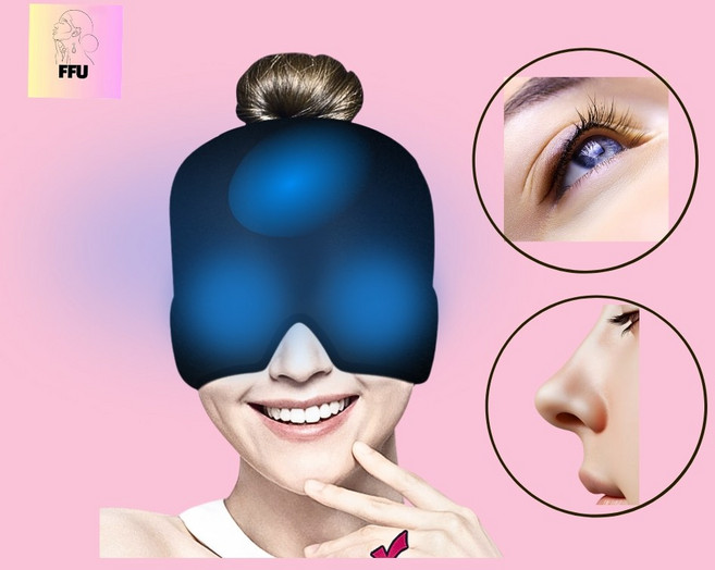 붓기제로 코성형붓기 쌍수수면 붓기팩 얼굴얼음팩, 1개, 블랙