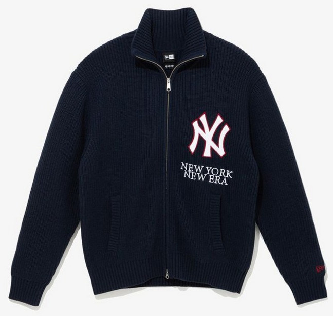 NEW ERA 뉴에라 MLB 뉴욕 양키스 가디건 다크 네이비 14742047 472441