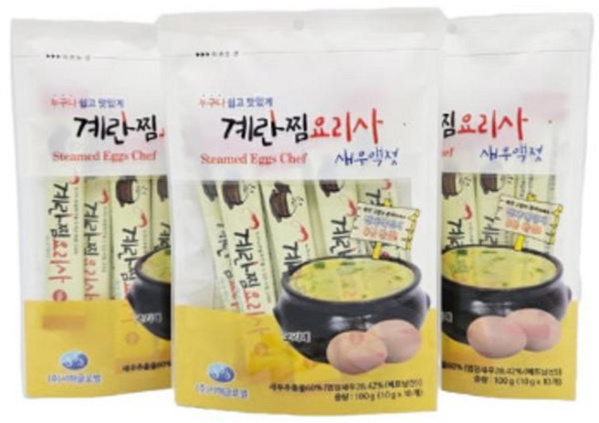 계란찜요리사 새우액젓[원산지:국산], 100g, 18개