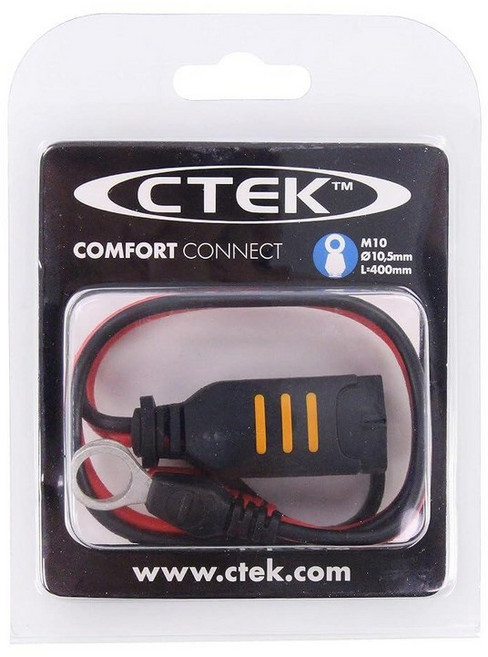 CTEK (56-329) 컴포트 커넥트 1.17/16인치 아일렛 M10 사이드 포스트 배터리용, CTEK 7/16" Eyelet Size M10 (56, 1개