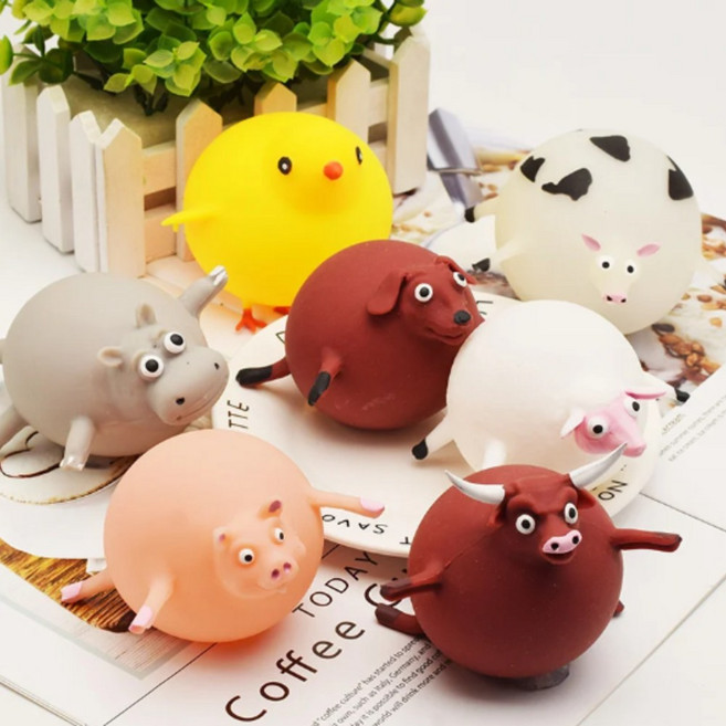 KC인증 쾌감 팍! 여드름 짜기 말랑이 스트레스 해소 피젯 장난감, 단일, 1개