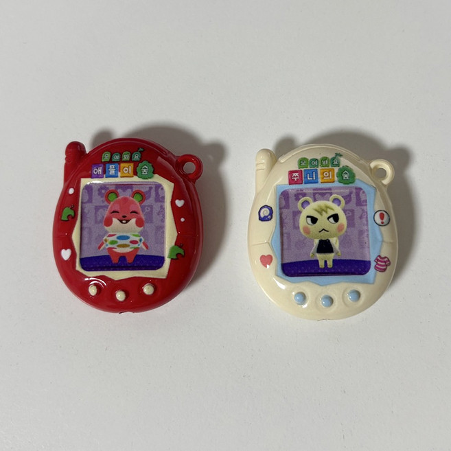 동물의 숲 다마고치스타일 키링 주민버전 모동숲 핸드폰고리 가방장식, 1개, 쭈니