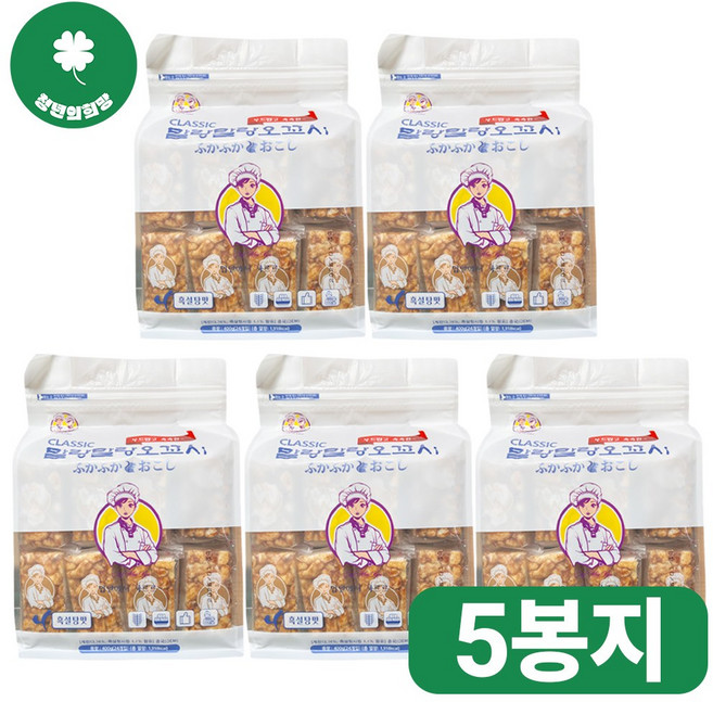 쌀쿠키 말랑말랑 오꼬시 흑설탕맛, 5개, 400g