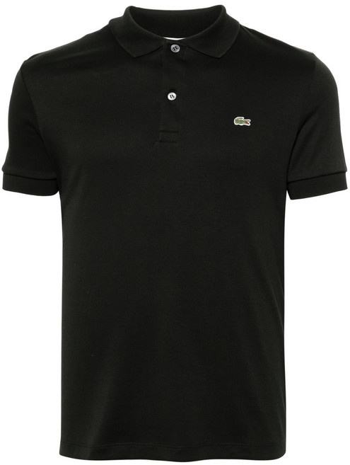 라코스테 로고 패치 저지 폴로 셔츠