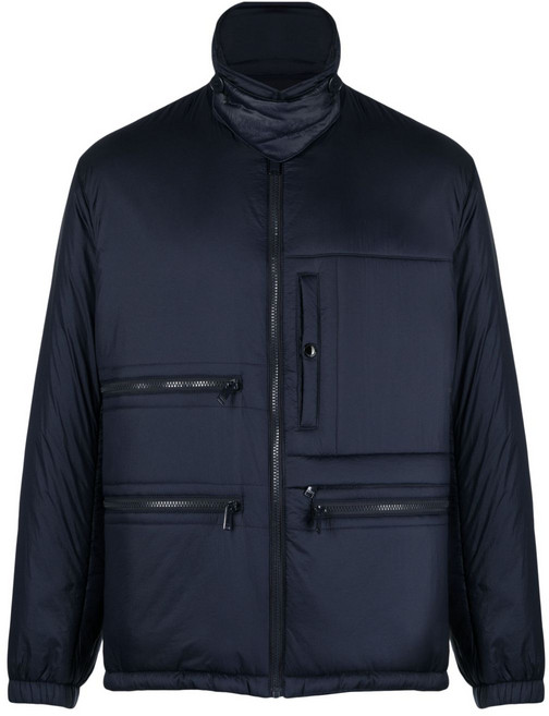 쟈딕앤볼테르 로고 패치 집업 패딩 코트