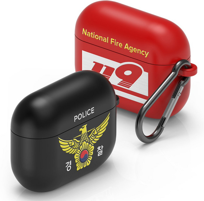 플래나 긴급출동 시리즈 에어팟 프로 TPU 케이스, 4. 소방 새매