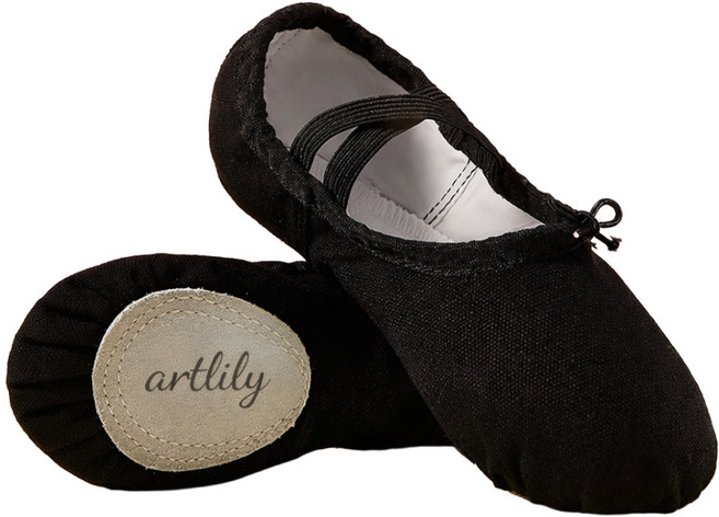 아트릴리 끈조절 발레슈즈 키즈 성인 공용 발레 연습화