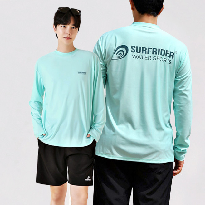 서프라이더 남녀 루즈핏래쉬가드 상의+하의 2종세트 / 7컬러 7COLOR 루즈핏 비치웨어 빅사이즈 SURFRIDER