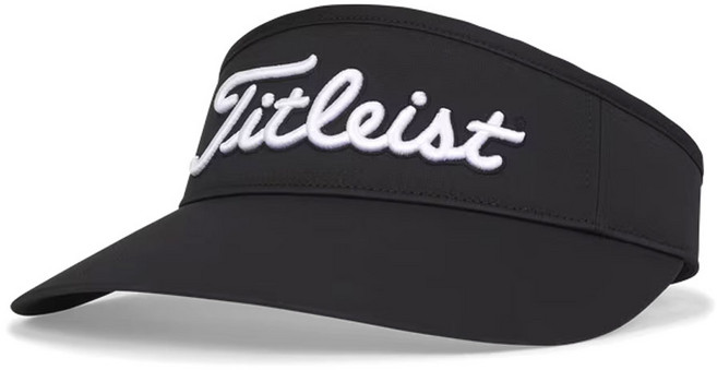 타이틀리스트 2023 우먼스 선드랍 썬캡 TH23WSV, 블랙+화이트, 1개