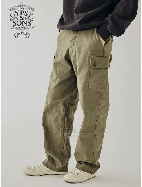 GYPSY & SONS 軍裝工裝褲 竹節棉