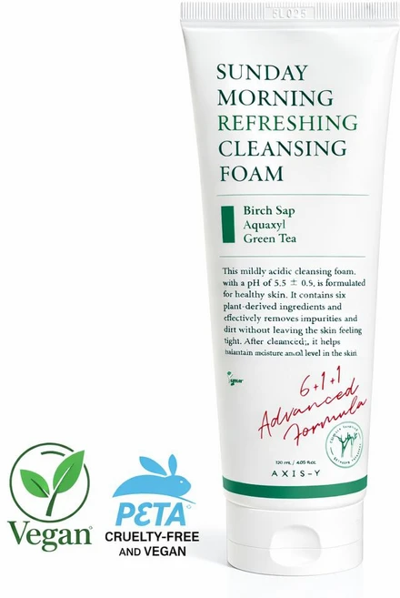 엑시스와이 선데이모닝 리프레싱 클렌징 폼, 1개, 120ml - 쿠팡