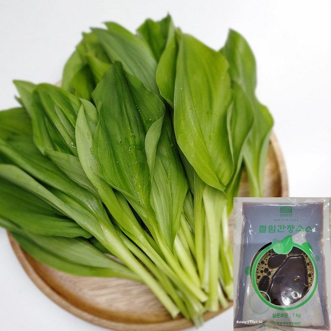 인제 내린천 명이나물 산마늘 잎명이 산지직송, 2kg, 1박스, 잎명이 +간장절임소스