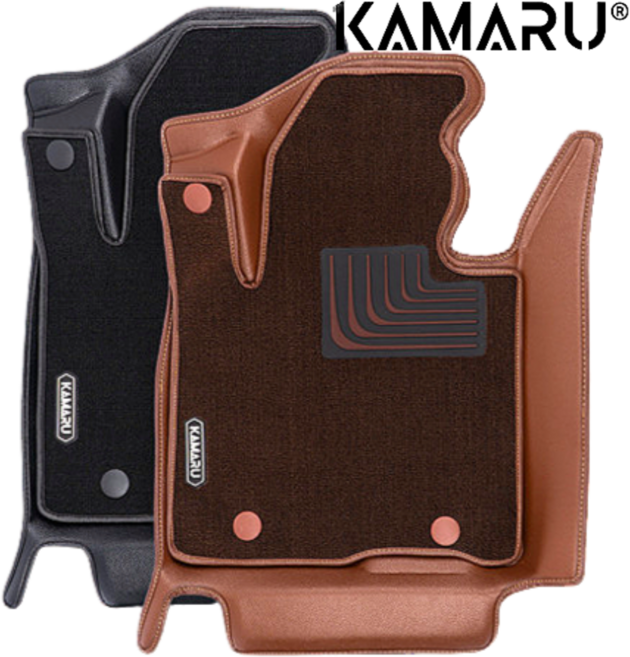 카마루 듀라 코어매트 풀세트(1열+2열) 카매트 자동차매트, 브라운