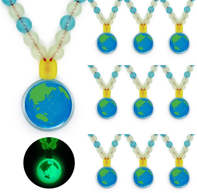 지구사랑야광목걸이만들기x10개 환경의날, 10개