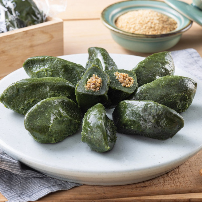 [당일제조] 영광명물 찐 모시송편(깨), 2개, 800g