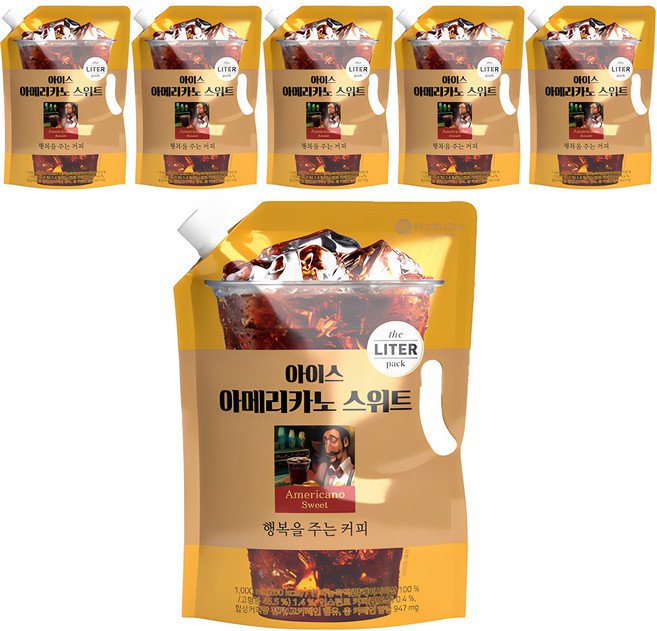 McNulty Coffee 袋裝冰美式咖啡, 1L, 6入