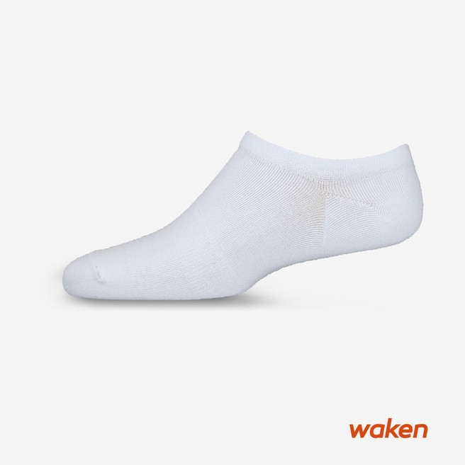 waken 精梳棉經典細針船型襪 1雙入男女適用 隱形吸汗防臭襪