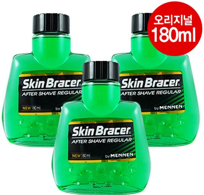 멘넨 스킨브레이서 애프터쉐이브 레귤러 180ml X 3개 - 쿠팡