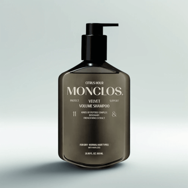 몽클로스 샴푸 벨벳 볼륨 샴푸, 3개, 500ml