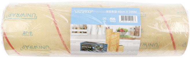 유니랩 업소용 대용량 위생 랩 40cmx500M 1개입 항균, 1개