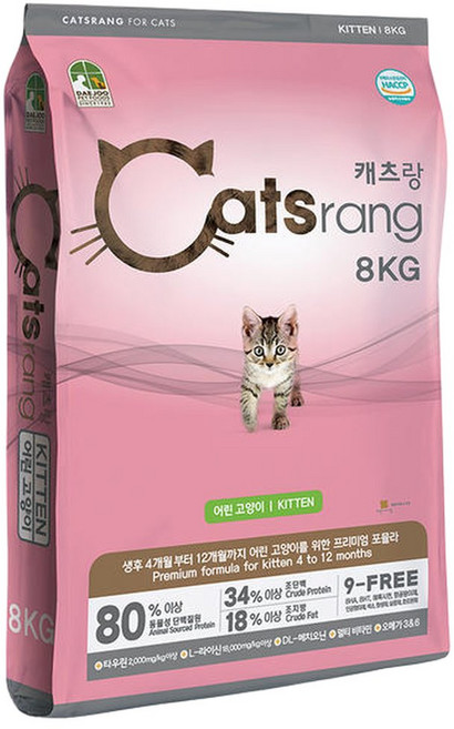 캐츠랑 어린 고양이 키튼 8kg, 1개